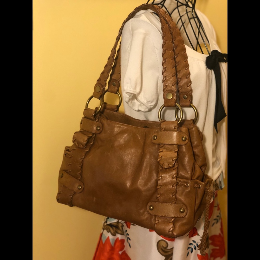 KOOBA Tan leather handbag